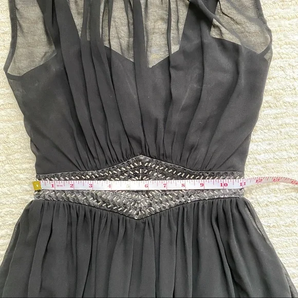 Little Mistress chiffon black dress - Picture 12 of 16